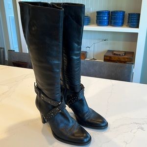 Via Spiga studded leather boots